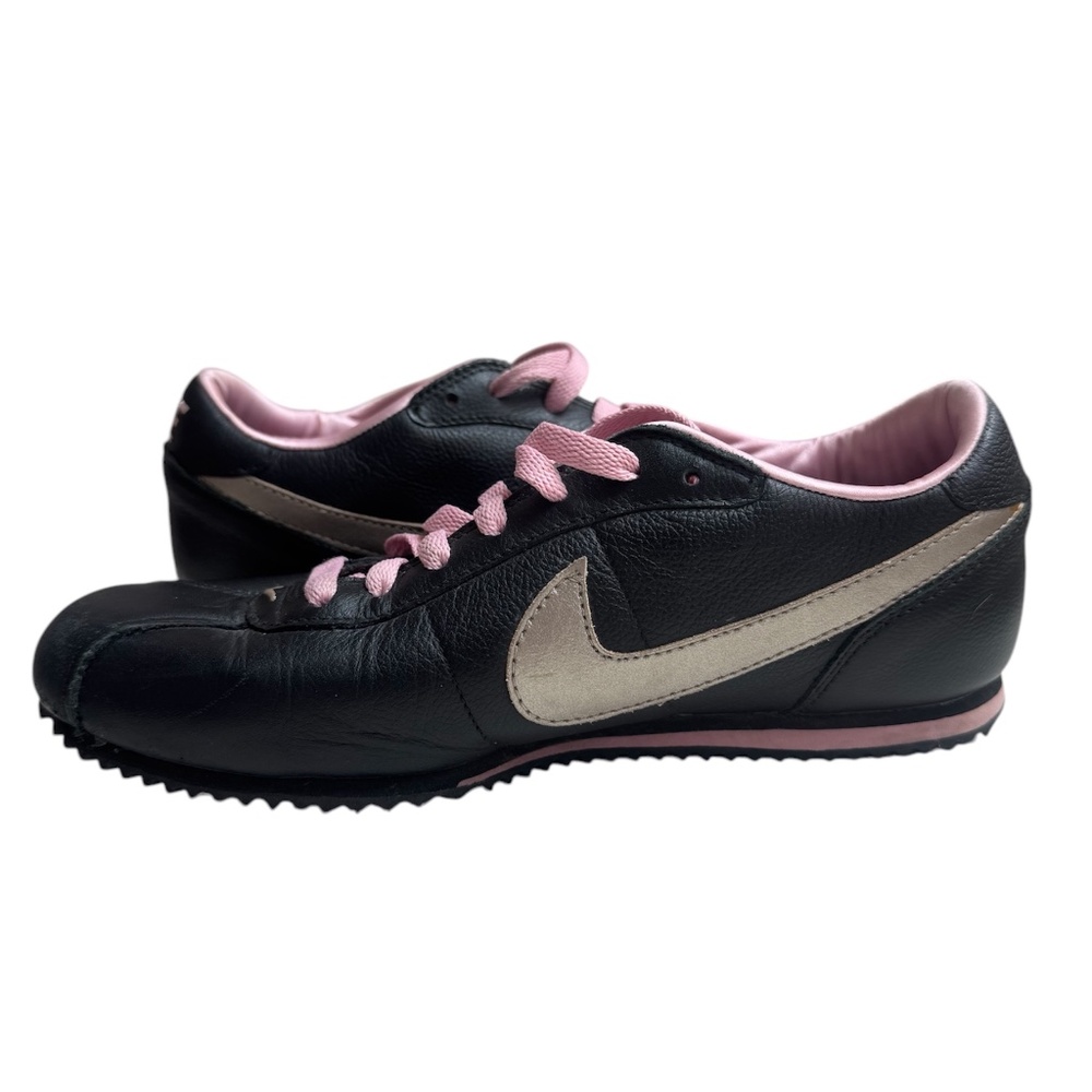 Nike Classic Cortez‎ Leather Black Pink Gold Size 7 GREAT CONDITION!!! Rare - Picture 4 of 9